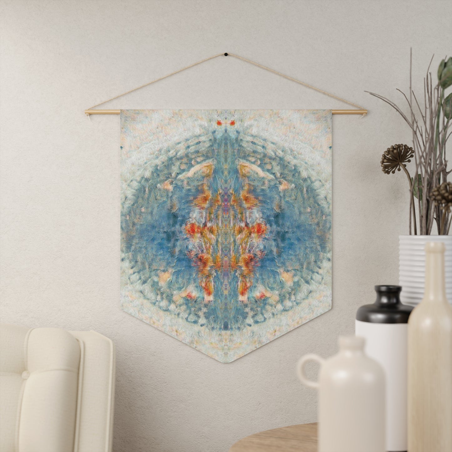 Water Spirits Wood + Twine Tapestry