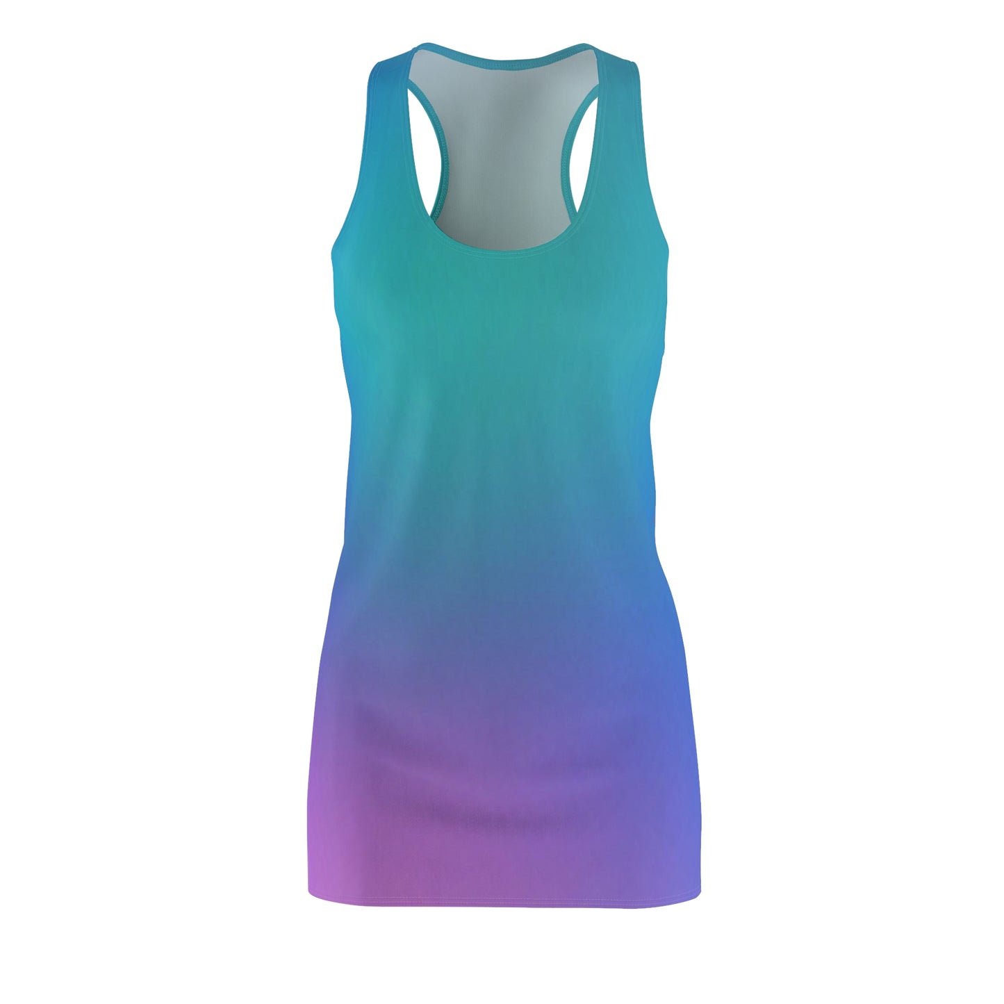 Magical Unicorn Tones Slinky Racerback Dress