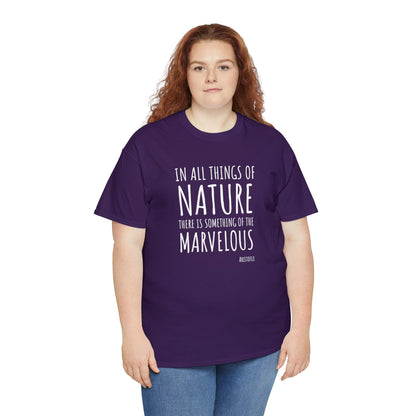 Marvelous Nature Adult 100% Cotton T-Shirt