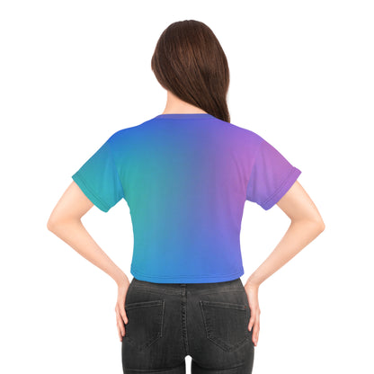 Magical Unicorn Tones Cropped Tee