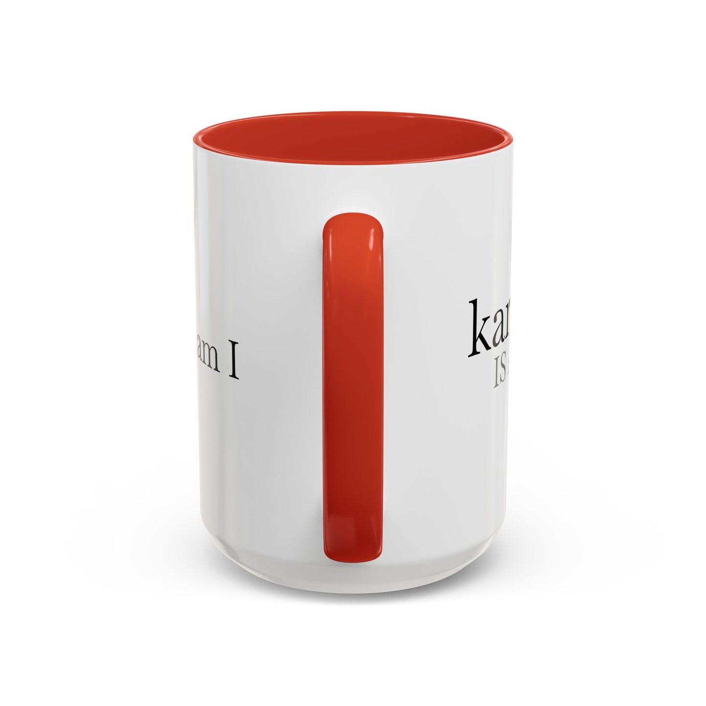 Spicy Karma Colorful Handle Ceramic Mug (11, 15oz)