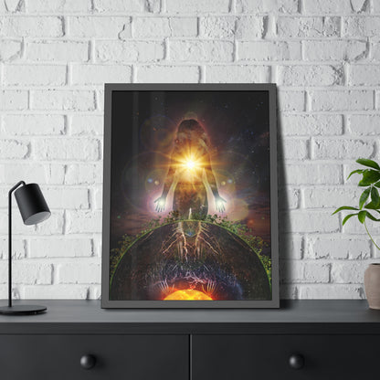 Persephone's Divinity Framed Print | Surreal Art