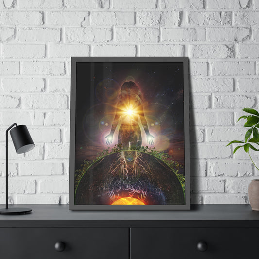 Persephone's Divinity Framed Print | Surreal Art