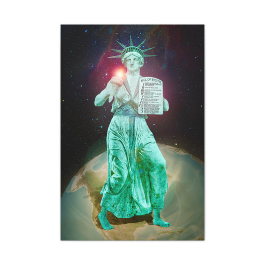 Divine Lady Liberty Canvas Print