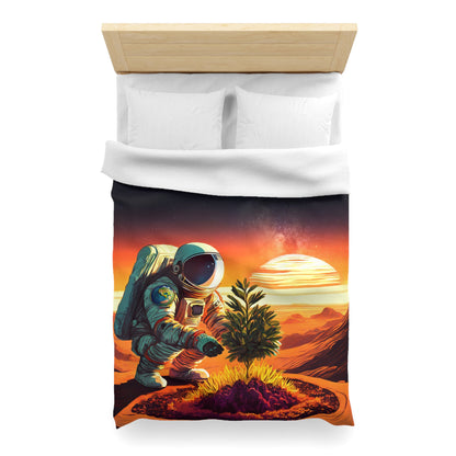 A Promethean Fable Woven Duvet Cover