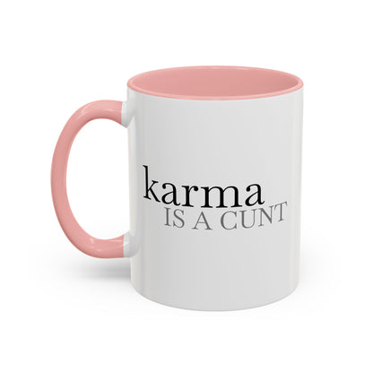 Spicy Karma Colorful Handle Ceramic Mug (11, 15oz)