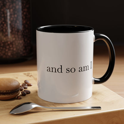 Spicy Karma Colorful Handle Ceramic Mug (11, 15oz)