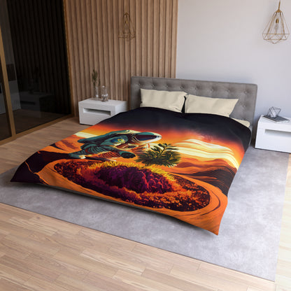 A Promethean Fable Woven Duvet Cover