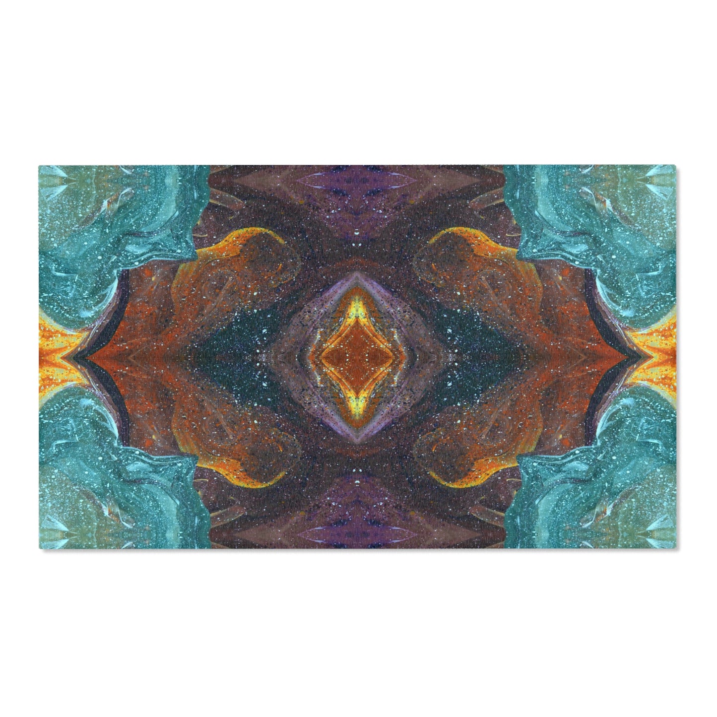 Symmetry of Life Abstract Art Indoor Rug