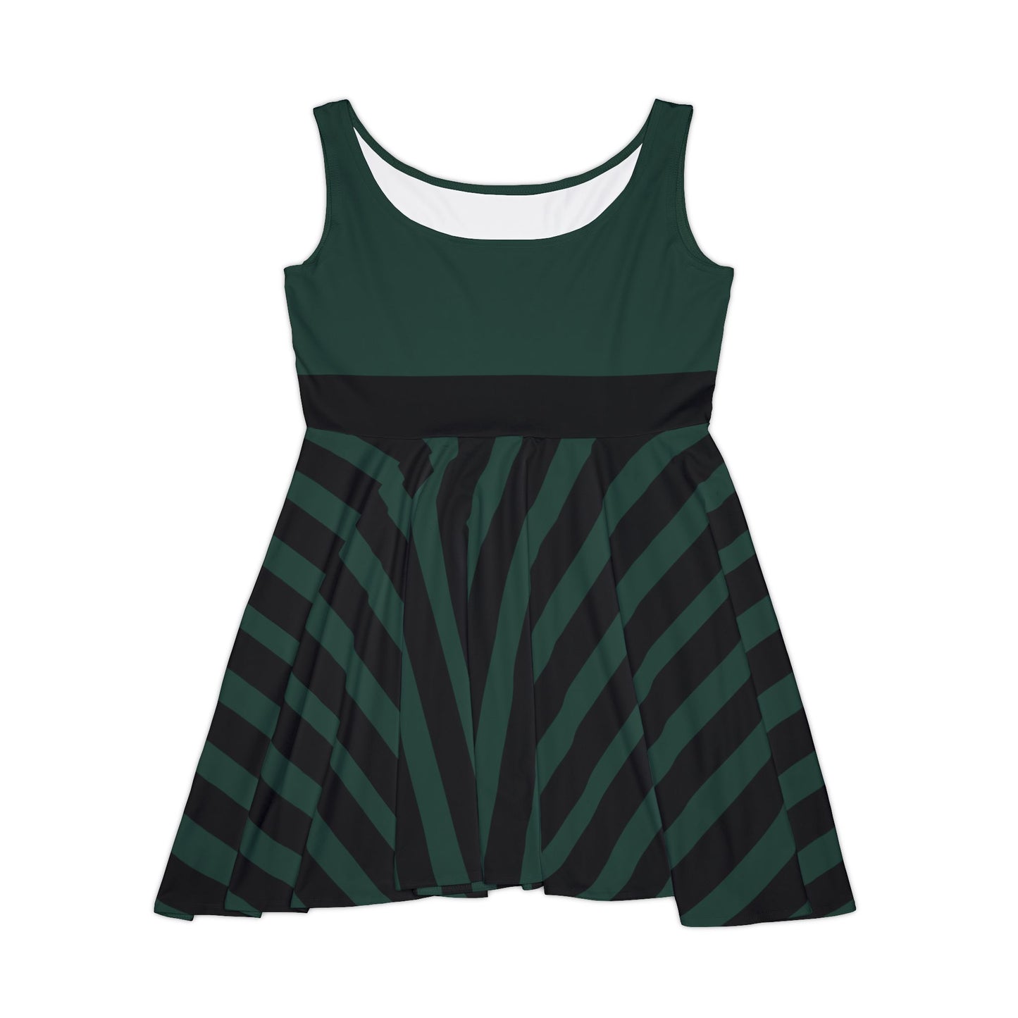 hunter green skater dress Lulus Hunter Green Dress - Green Skater Dress