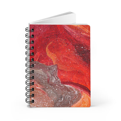 Waves of Creation Spiral-Bound Lined Notebook