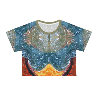 Cosmic Cell Division Cropped Tee