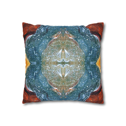 Cosmic Cell Division Faux Suede Throw Pillow Case (multi sizes)