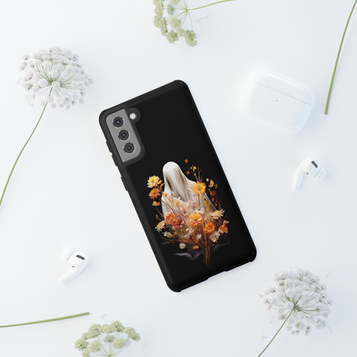 Halloween Garden Haunting Tough Phone Case for iPhone, Samsung, Pixel