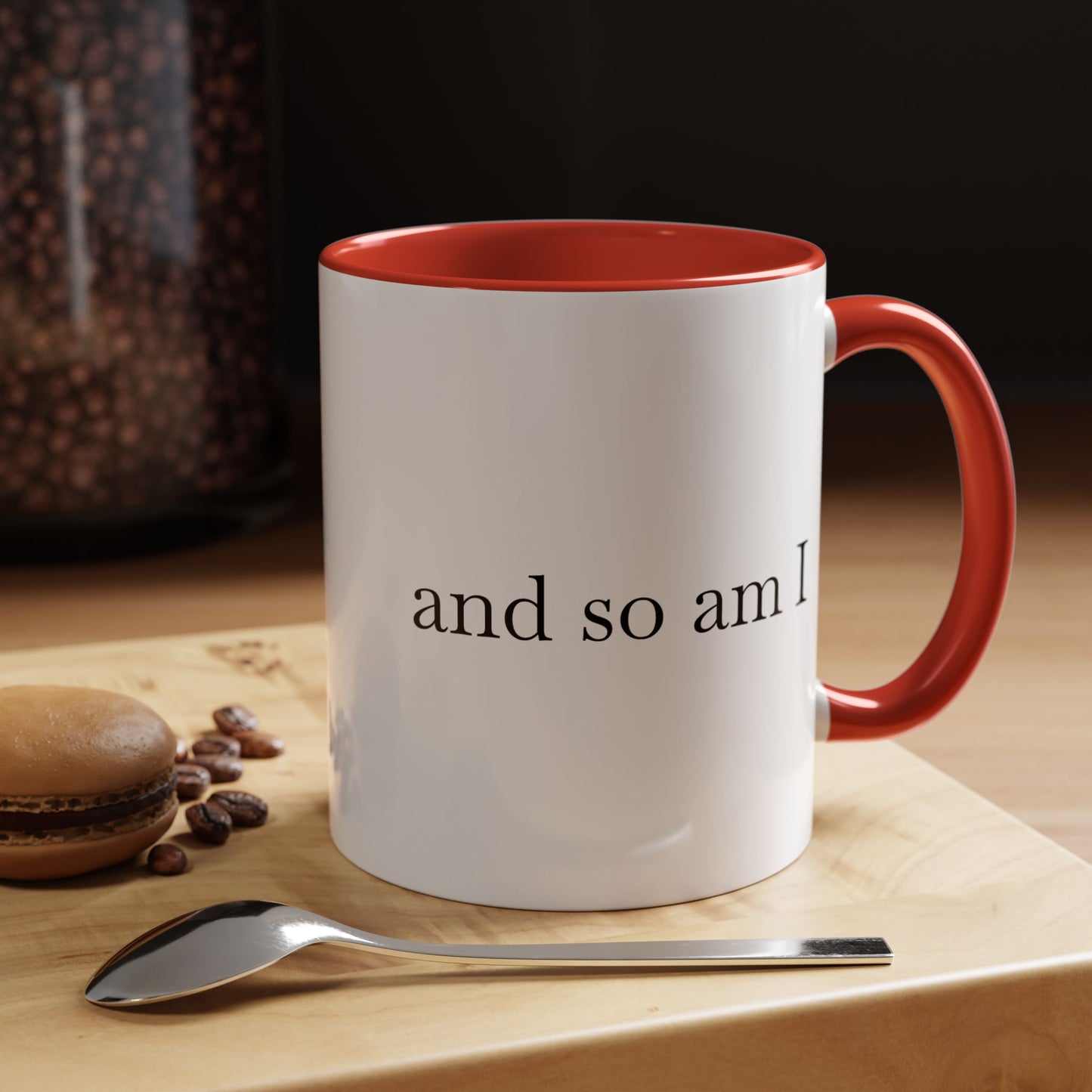 Spicy Karma Colorful Handle Ceramic Mug (11, 15oz)