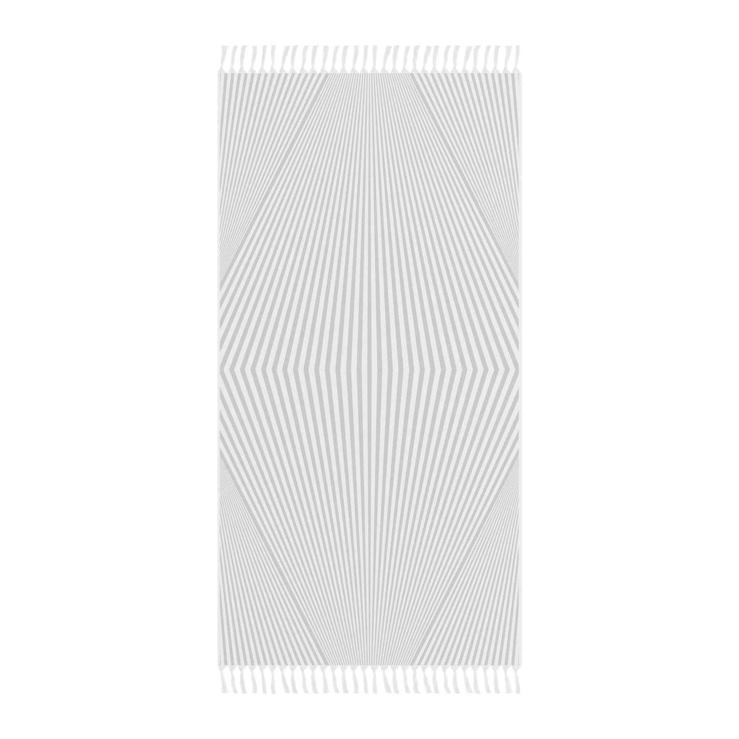 Hypnotic Stripes Washable Fabric Bath Rug