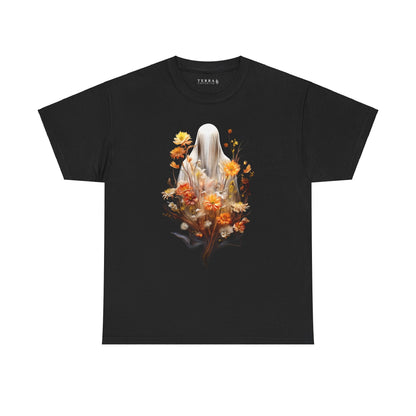 Halloween Garden Haunting Adult 100% Cotton T-Shirt