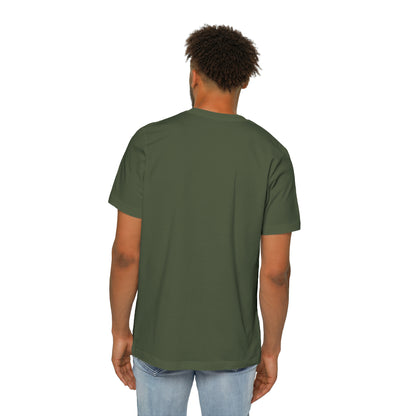 Painted Pine Tree Men's T-Shirt, Made in USA