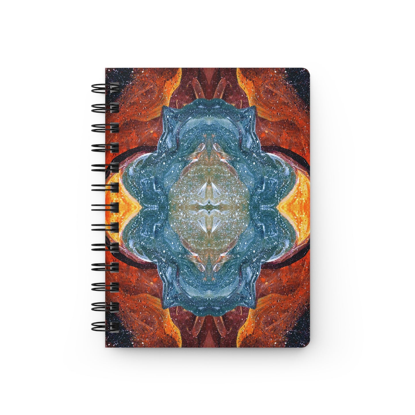 Cosmic Cell Division Spiral-Bound Lined Notebook