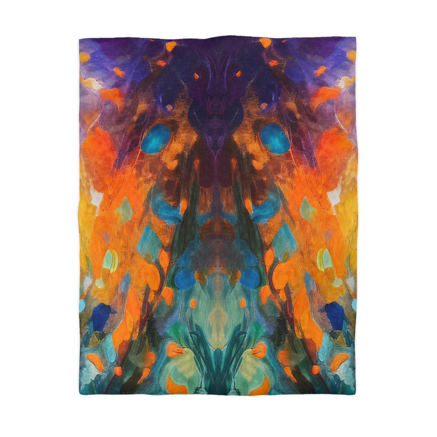 Dog Star Rises Woven Duvet Cover