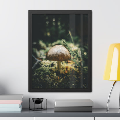 Mossy Mushroom House Framed Fine Art Photograph