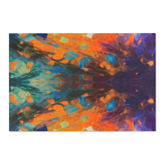 Dog Star Rises Abstract Art Indoor Rug