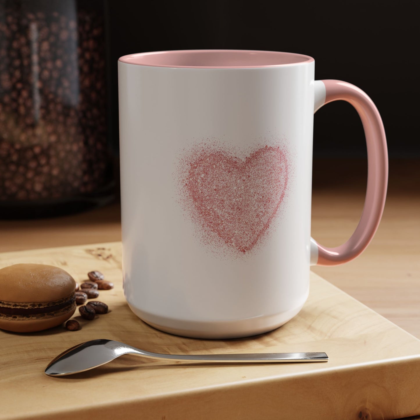 Insufferable STFU Pink Heart Ceramic Mug (11, 15oz)