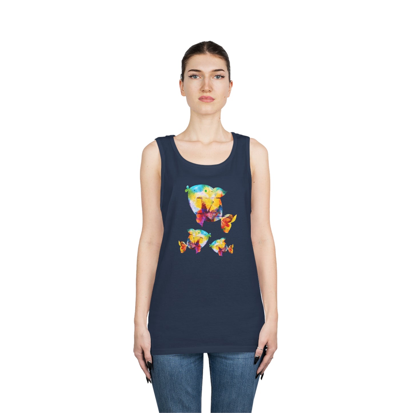 Happiness is a Painted Fish Women's Tank