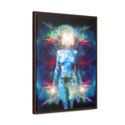 21st Century Gaia Framed Canvas Print