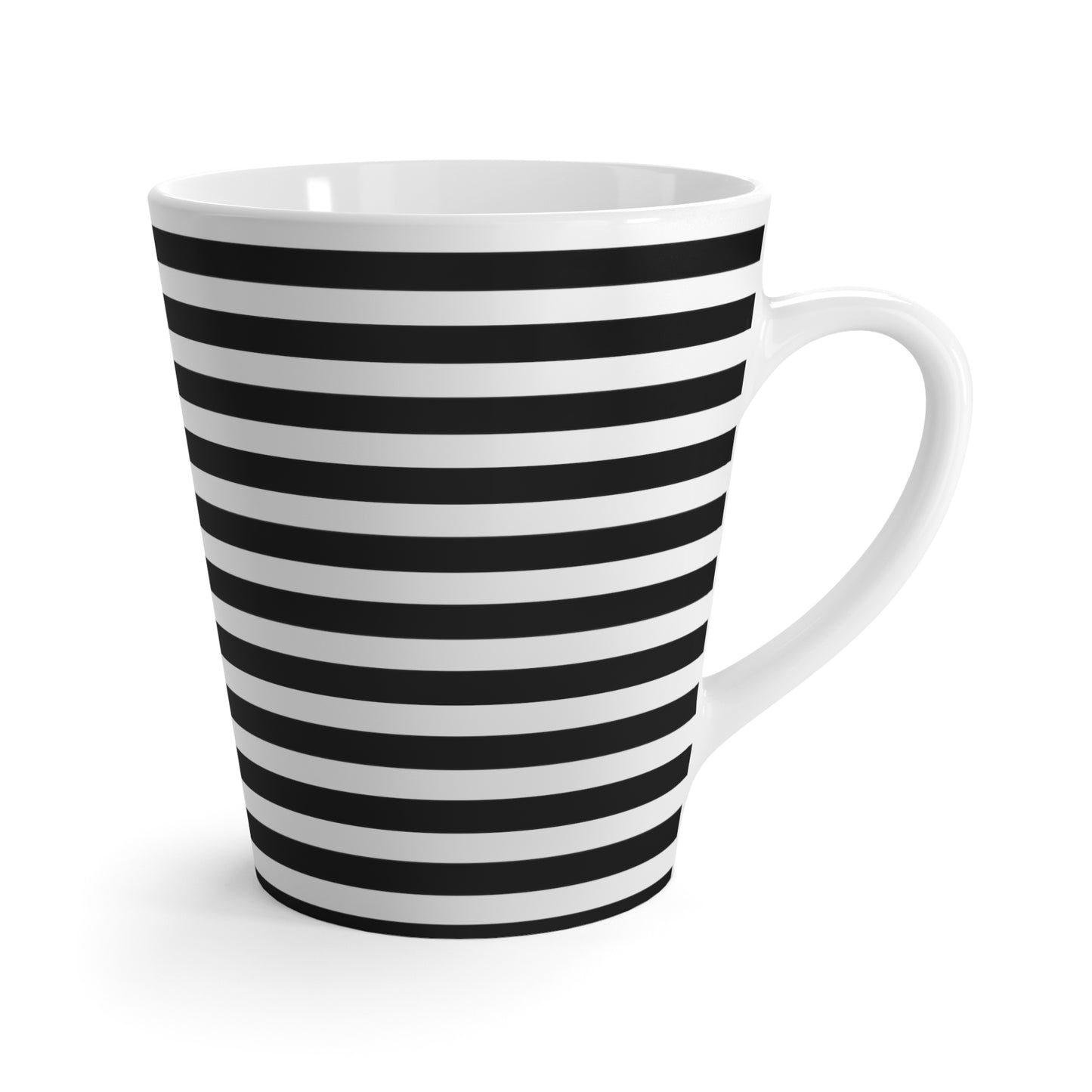 Hypnotic Striped Latte Mug