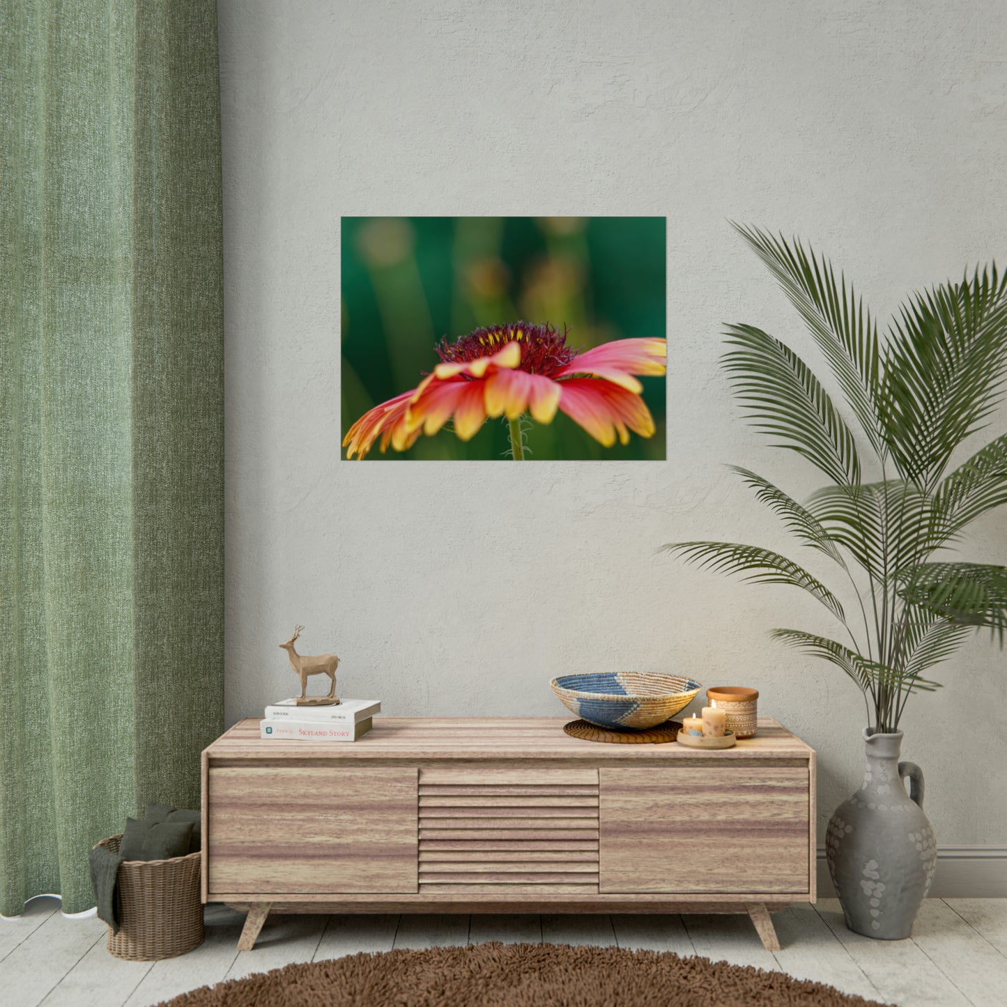 Fancy Macro Daisy Fine Art Print