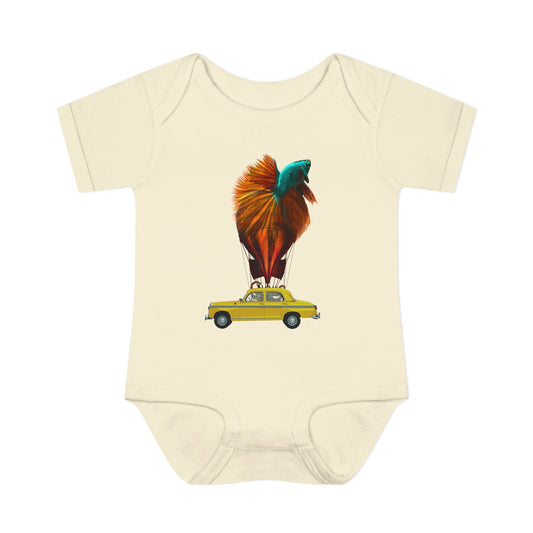 Aquamobile Taxi Service 100% Cotton Baby Onesie 6M-18M (multicolors)