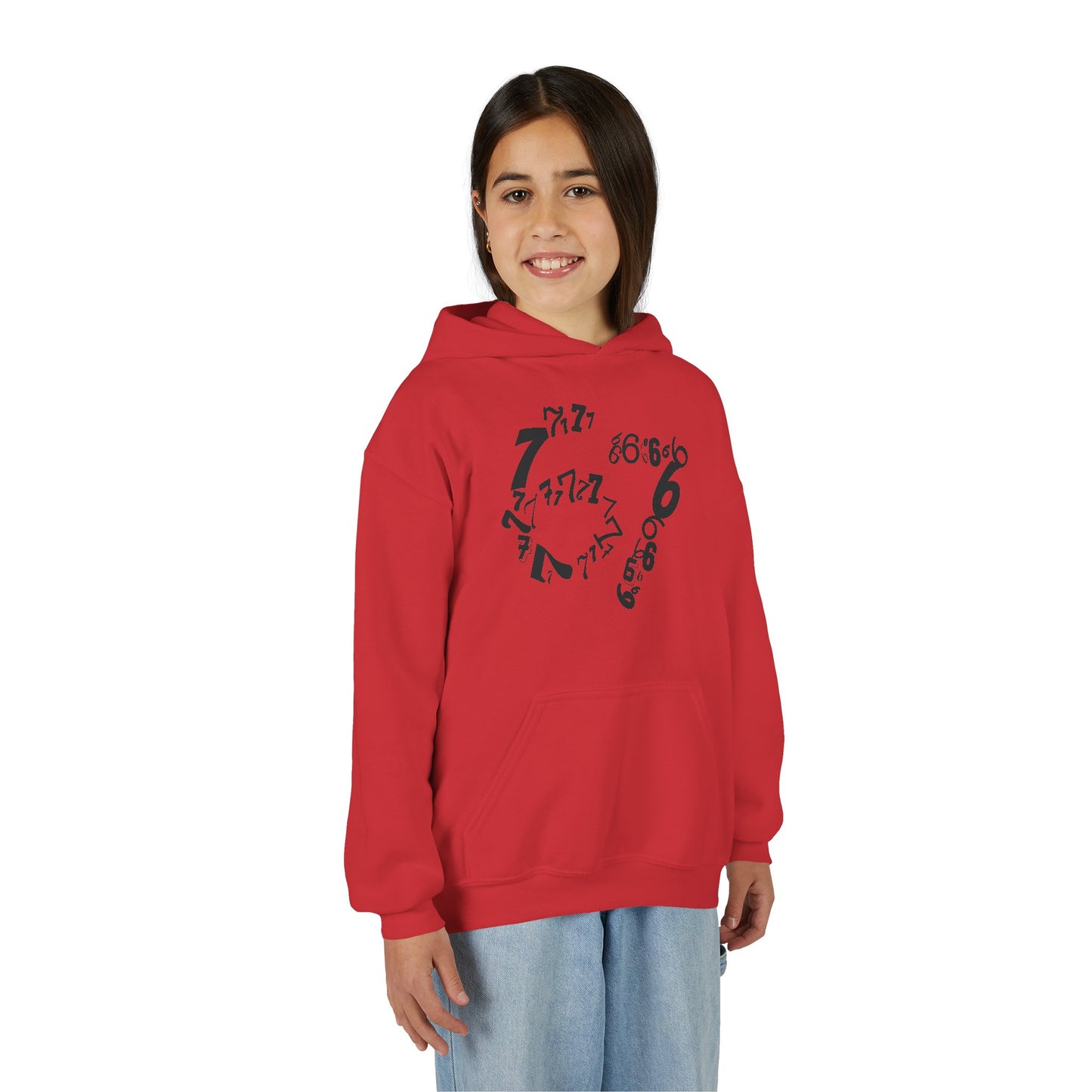 6-7 Meme Illusion Kids' Hoodie