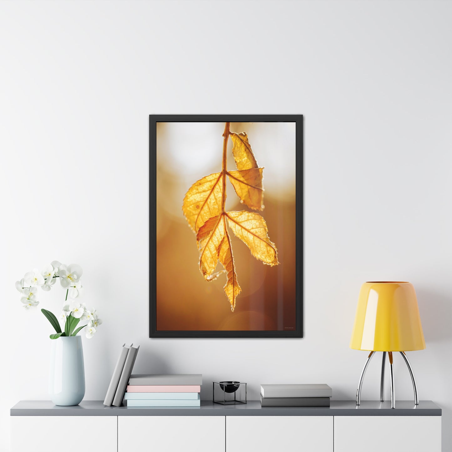 Leaves of Gold Framed Fine Art Photograph