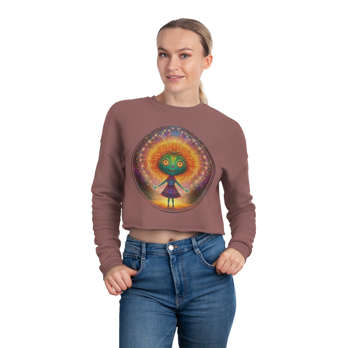 Dandelion Queen Women's Cropped Sweatshirt