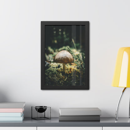 Mossy Mushroom House Framed Fine Art Photograph