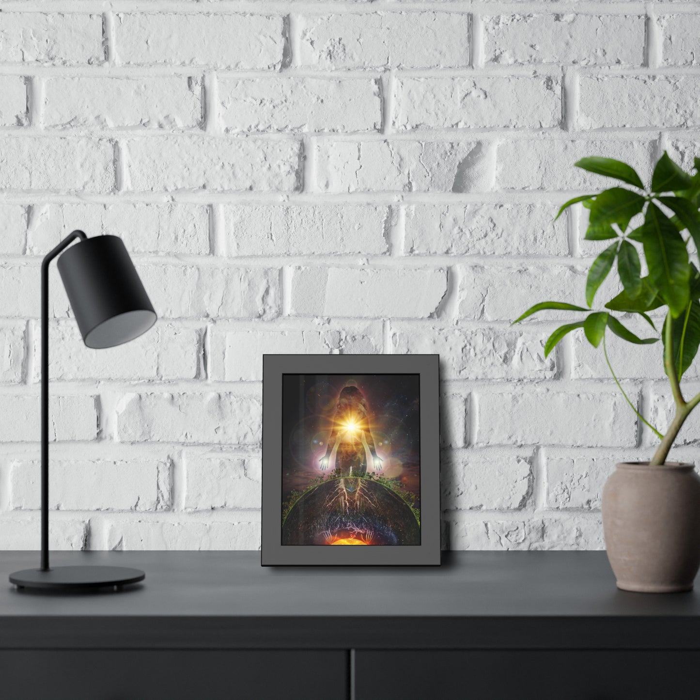 Persephone's Divinity Framed Print | Surreal Art