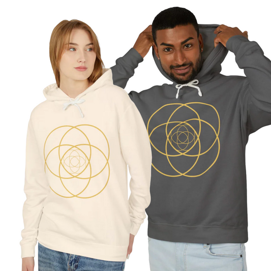 Intersecting Circles 100% Cotton Adult Hoodie (multicolors, S-3XL)