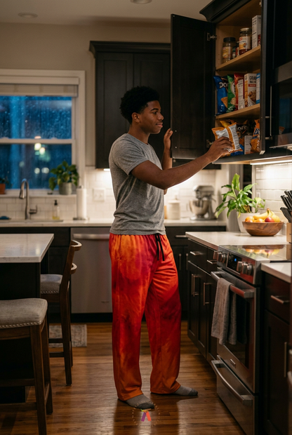 Electric Fire Light Men's Pajama Pants