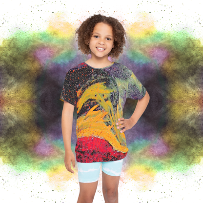 An Ocean of Color Kids' Poly Tee