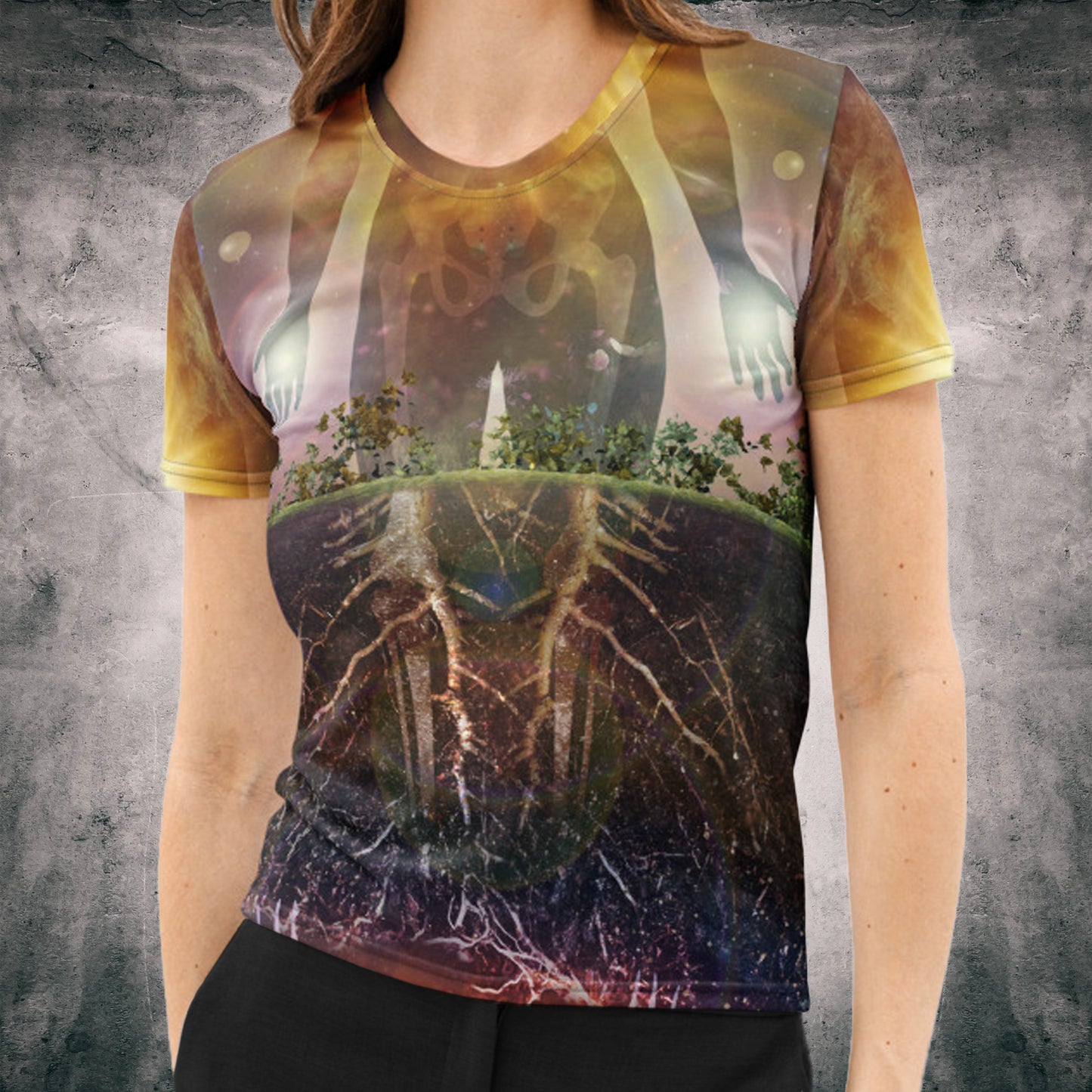 Persephone's Divinity Surreal Art Women’s T-Shirt