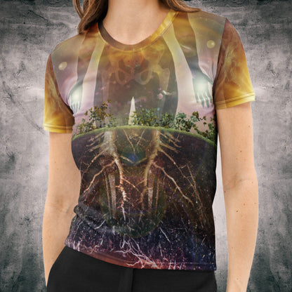 Persephone's Divinity Surreal Art Women’s T-Shirt