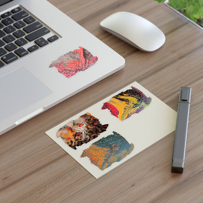 Abstract Painting Vinyl Stickers (multi size)