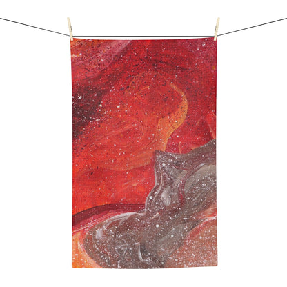 Waves of Creation Painting Soft Kitchen Towel