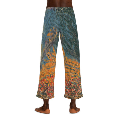 The Colors of Sunset Painting Men's Pajama Pants