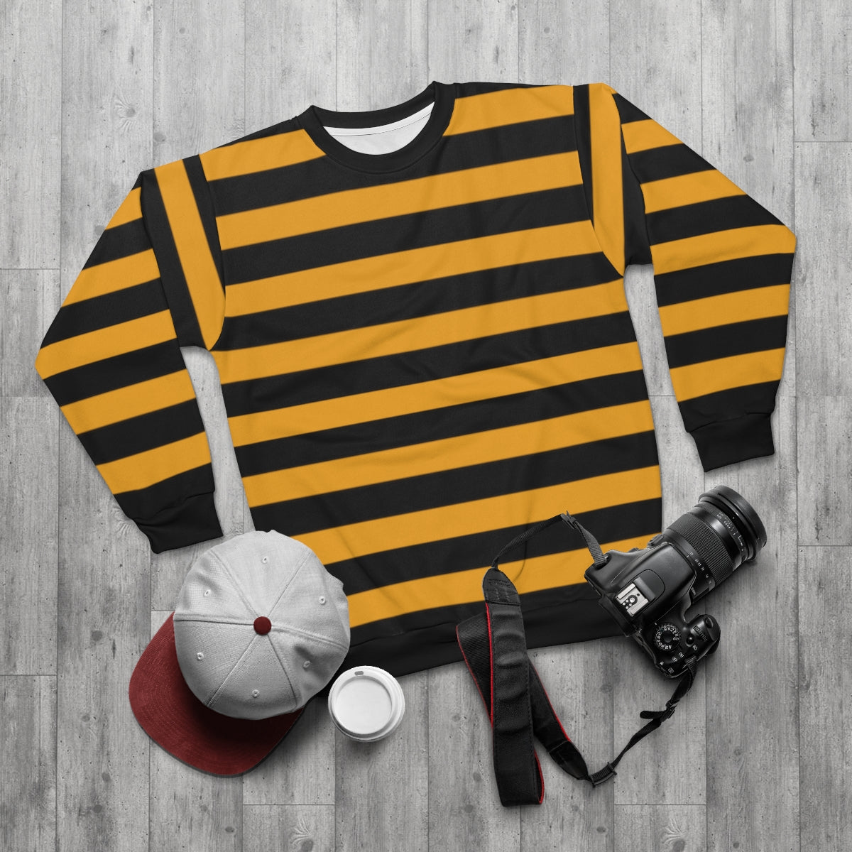 Bumble Bee Stripe Unisex Sweatshirt