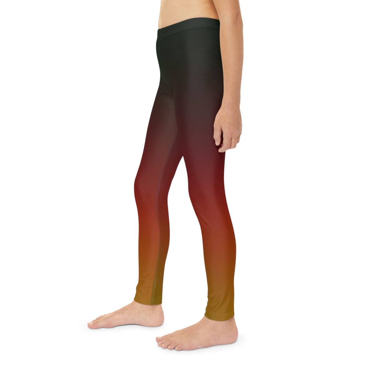 Deep Gem Tones Youth Leggings