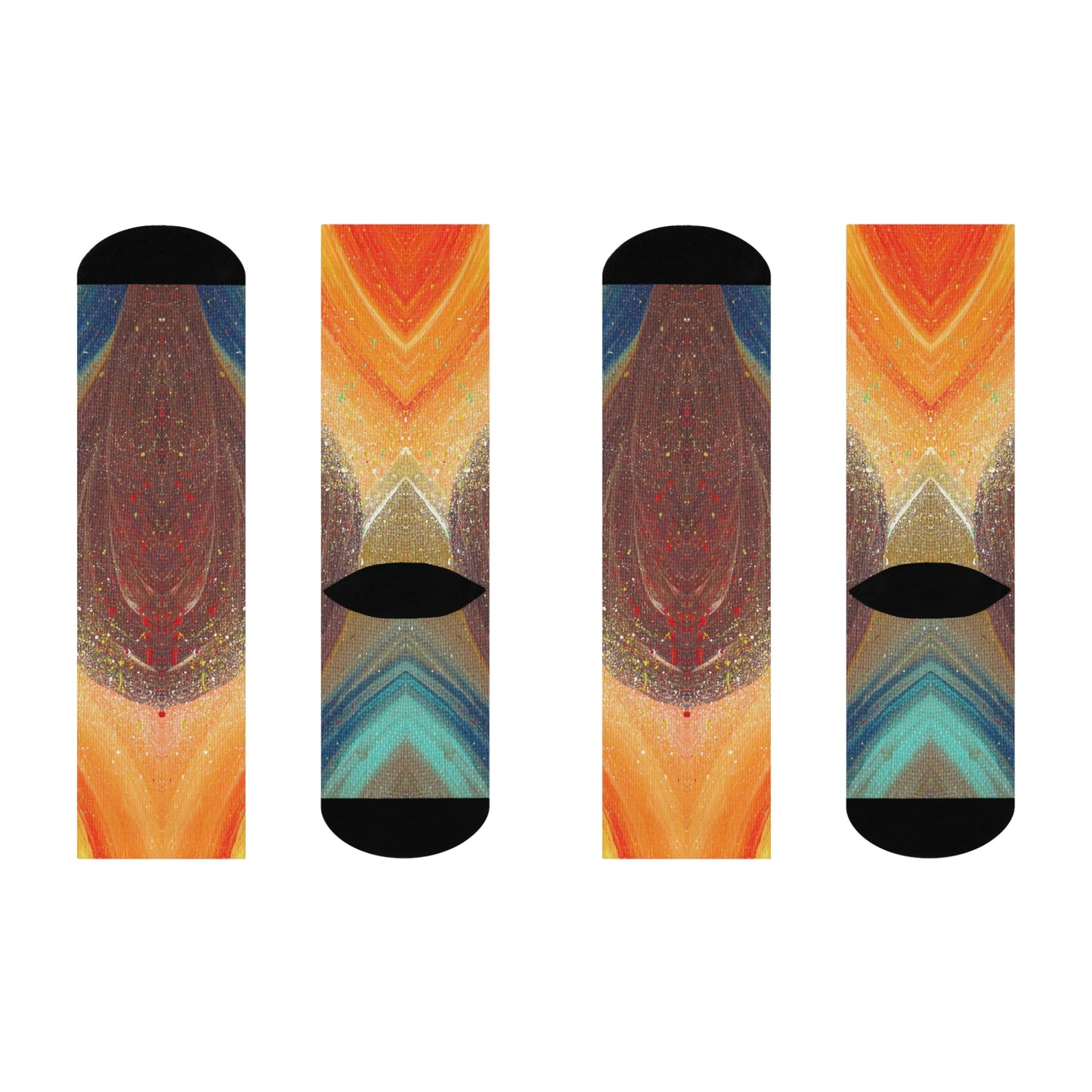 Flow of Magnetism Crew Socks