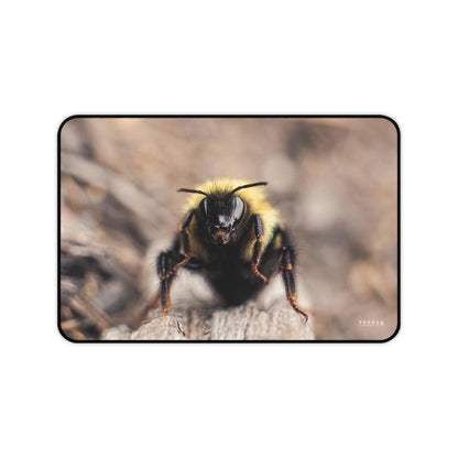 Bumble Bee Gets Close Full-Size Gaming Mousepad