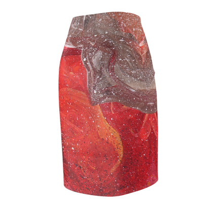 Waves of Creation Women's Pencil Skirt